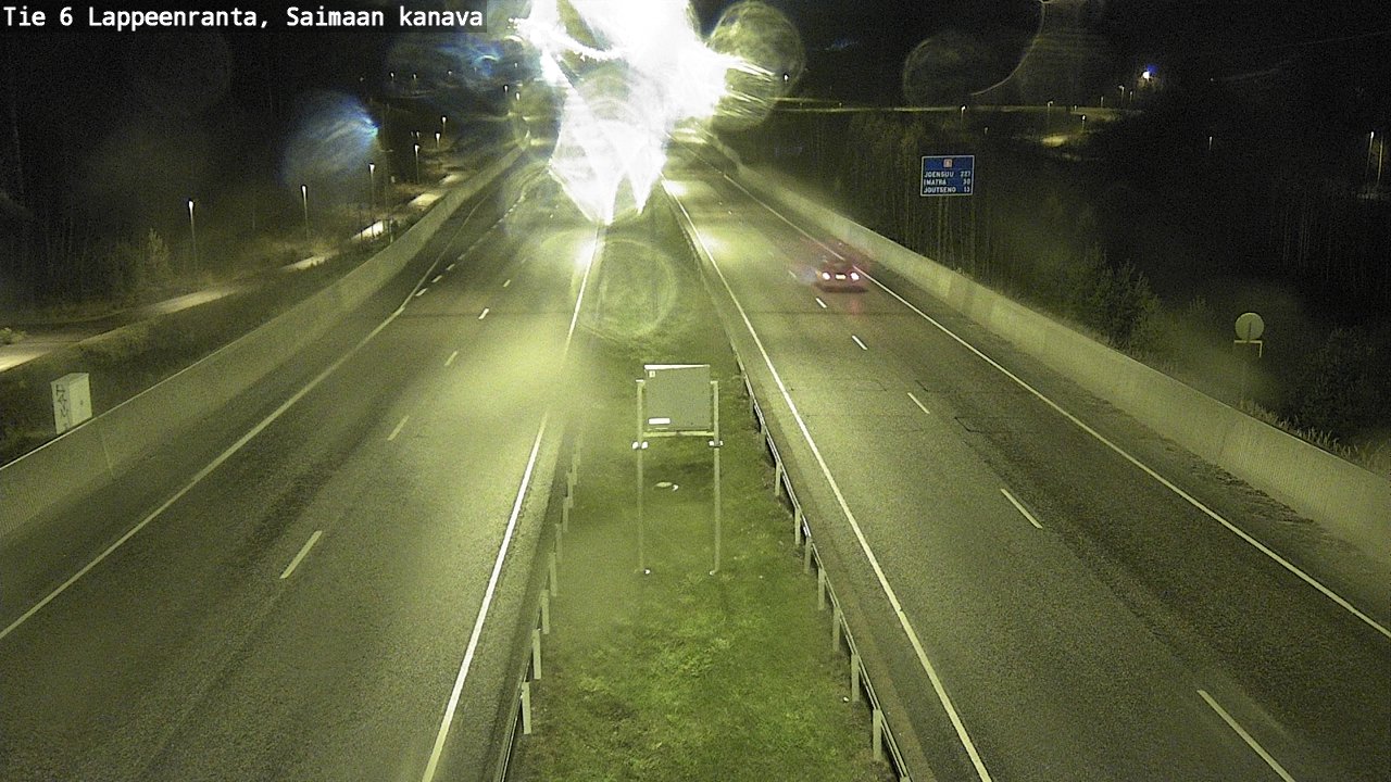 Weather Camera Image Road 6 Lappeenranta, Saimaa channel, Lappeenranta, Etelä-Karjala