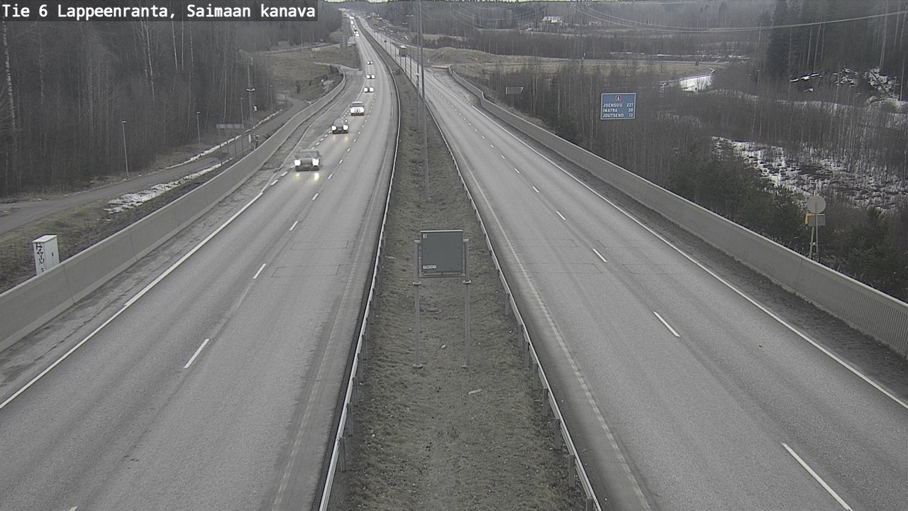 Kelikamerat Kuva Tie 6 Lappeenranta, Saimaan kanava, Lappeenranta, Etelä-Karjala