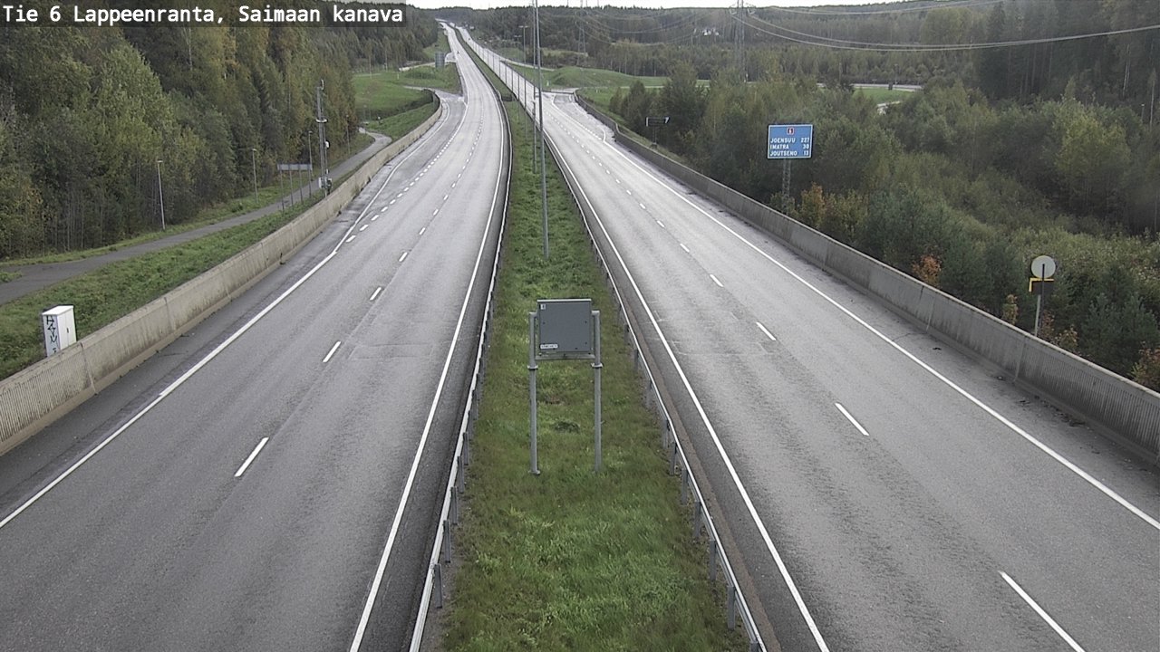 Kelikamerat Kuva Tie 6 Lappeenranta, Saimaan kanava, Lappeenranta, Etelä-Karjala
