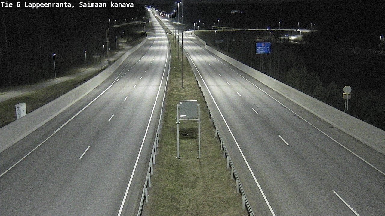 Weather Camera Image Road 6 Lappeenranta, Saimaa channel, Lappeenranta, Etelä-Karjala