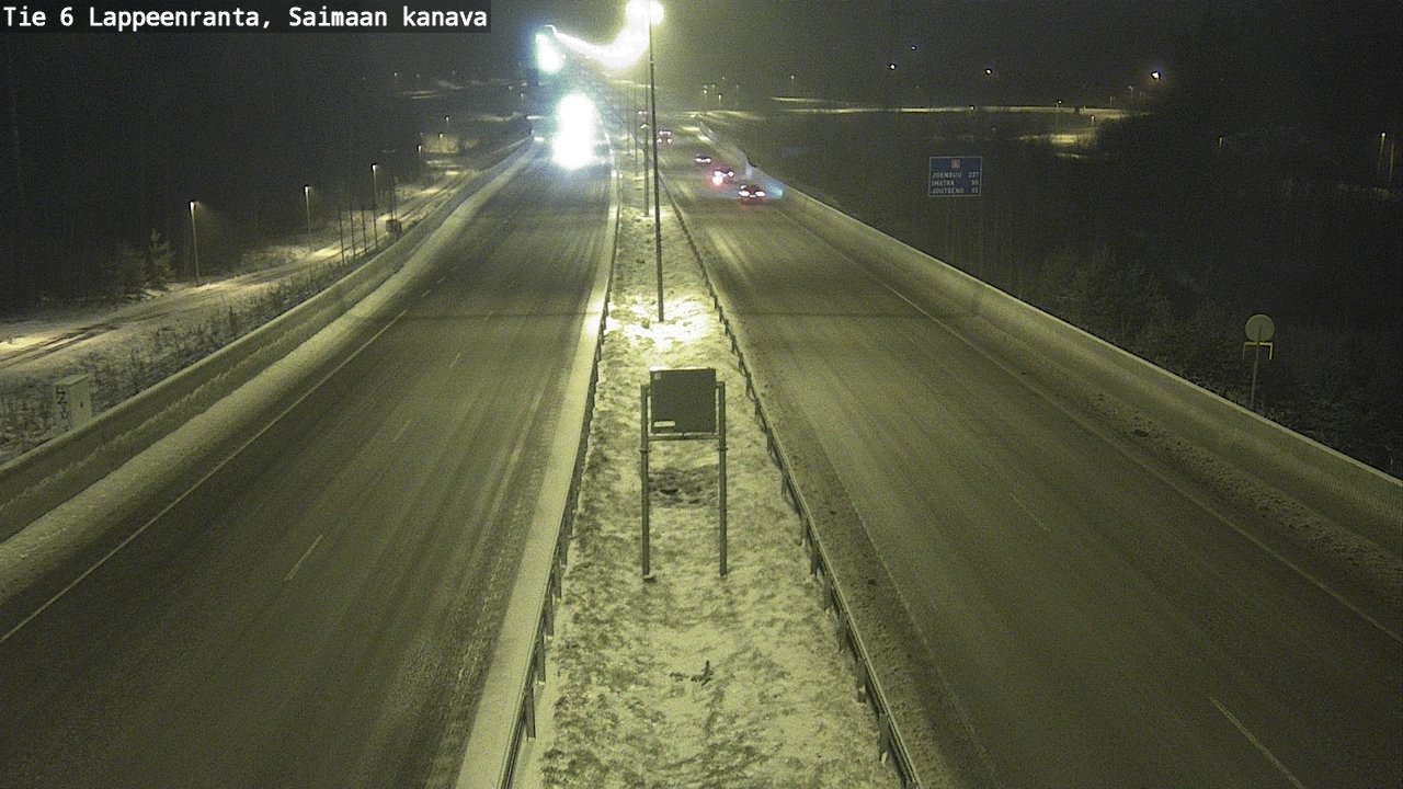 Weather Camera Image Road 6 Lappeenranta, Saimaa channel, Lappeenranta, Etelä-Karjala