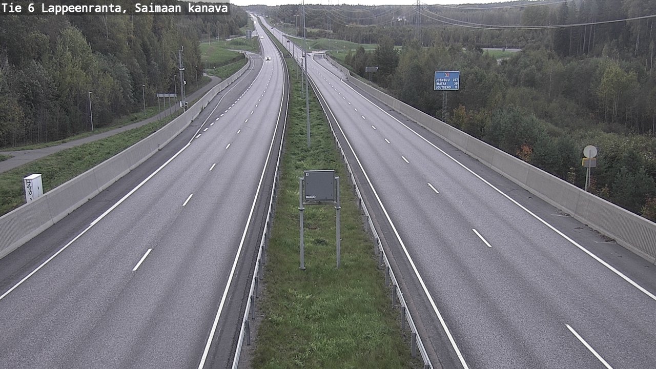 Kelikamerat Kuva Tie 6 Lappeenranta, Saimaan kanava, Lappeenranta, Etelä-Karjala