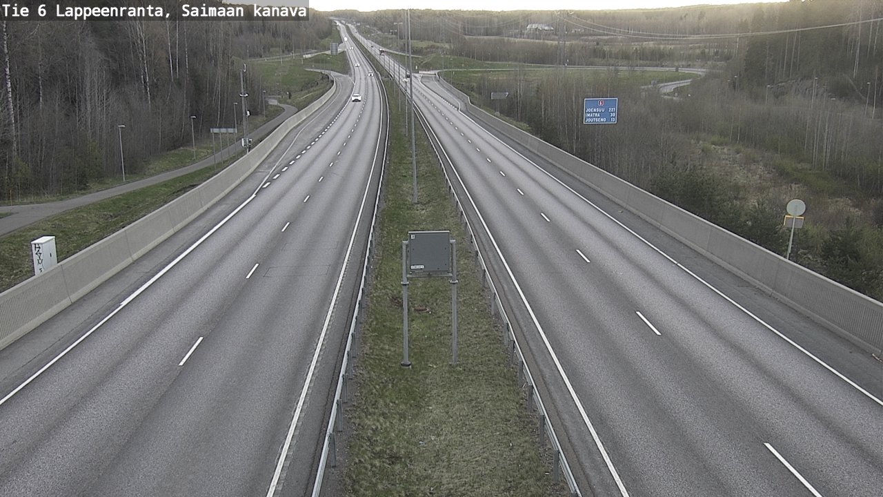 Kelikamerat Kuva Tie 6 Lappeenranta, Saimaan kanava, Lappeenranta, Etelä-Karjala