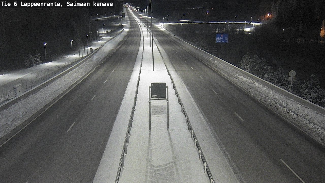 Kelikamerat Kuva Tie 6 Lappeenranta, Saimaan kanava, Lappeenranta, Etelä-Karjala