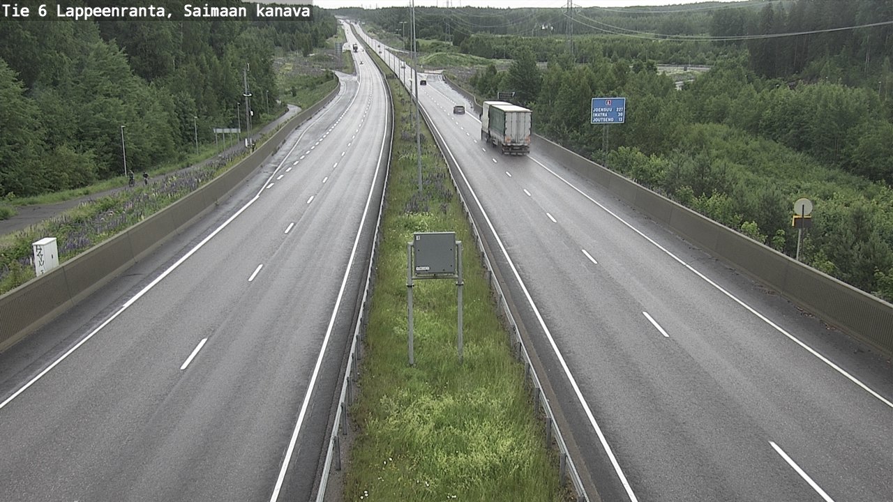 Kelikamerat Kuva Tie 6 Lappeenranta, Saimaan kanava, Lappeenranta, Etelä-Karjala