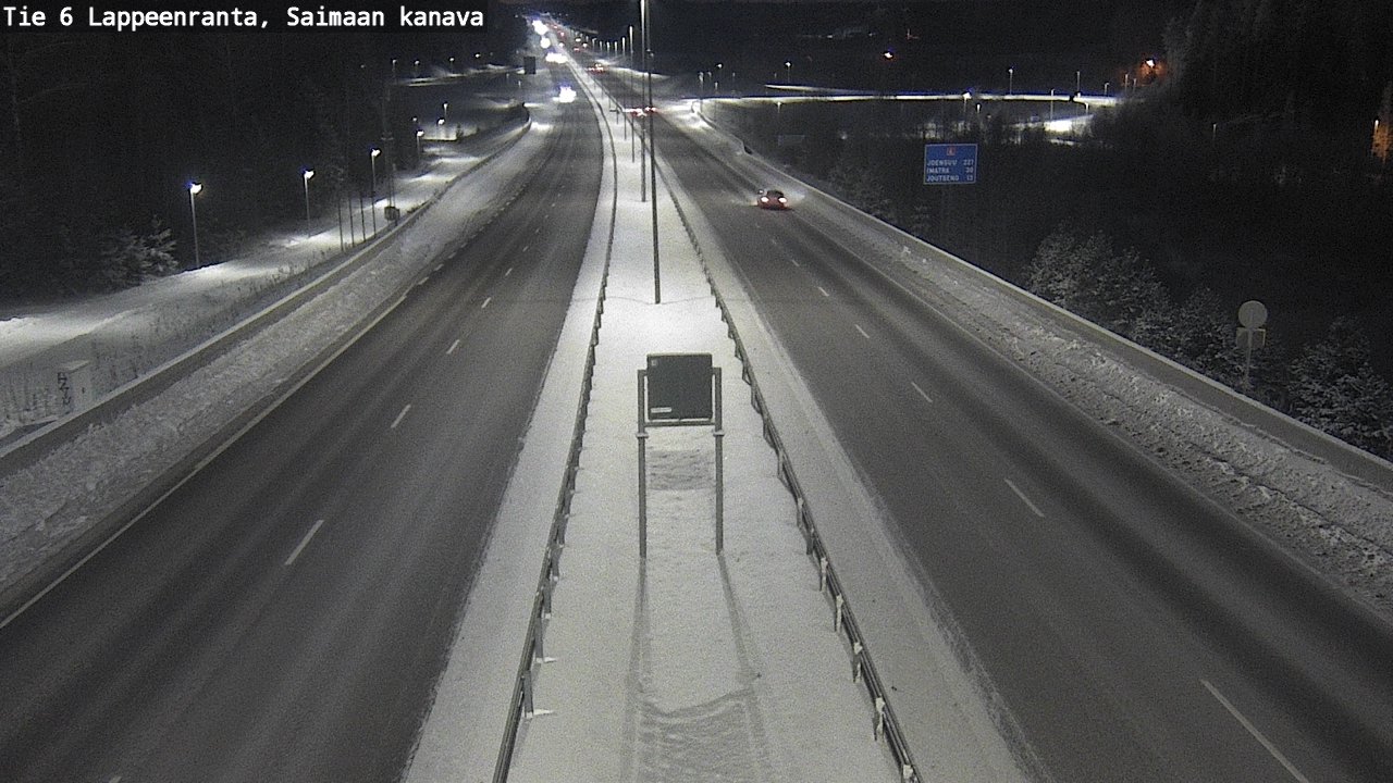 Weather Camera Image Road 6 Lappeenranta, Saimaa channel, Lappeenranta, Etelä-Karjala