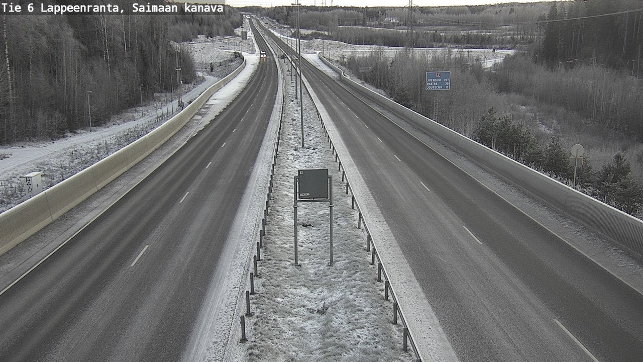 Kelikamerat Kuva Tie 6 Lappeenranta, Saimaan kanava, Lappeenranta, Etelä-Karjala