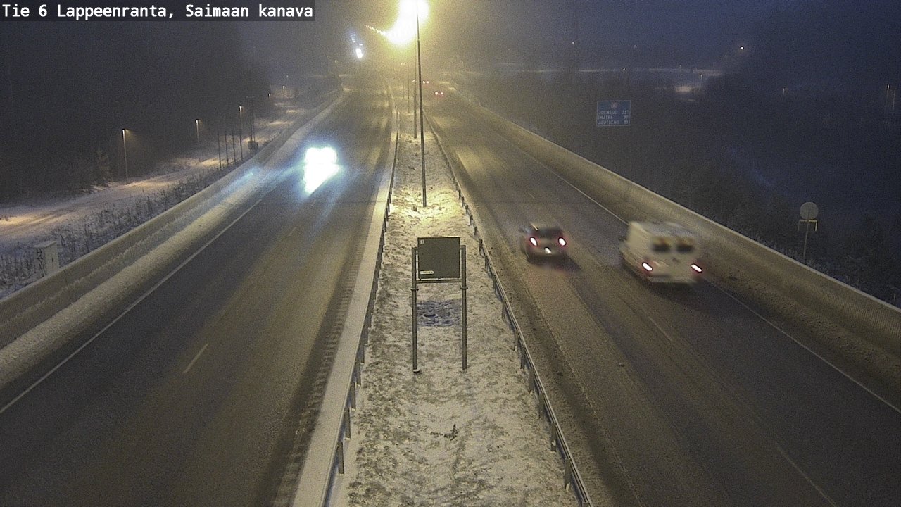 Weather Camera Image Road 6 Lappeenranta, Saimaa channel, Lappeenranta, Etelä-Karjala