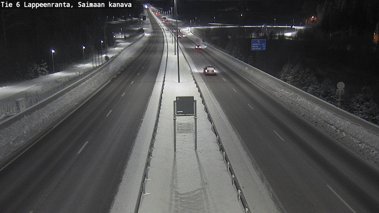 Weather Camera Image Road 6 Lappeenranta, Saimaa channel, Lappeenranta, Etelä-Karjala