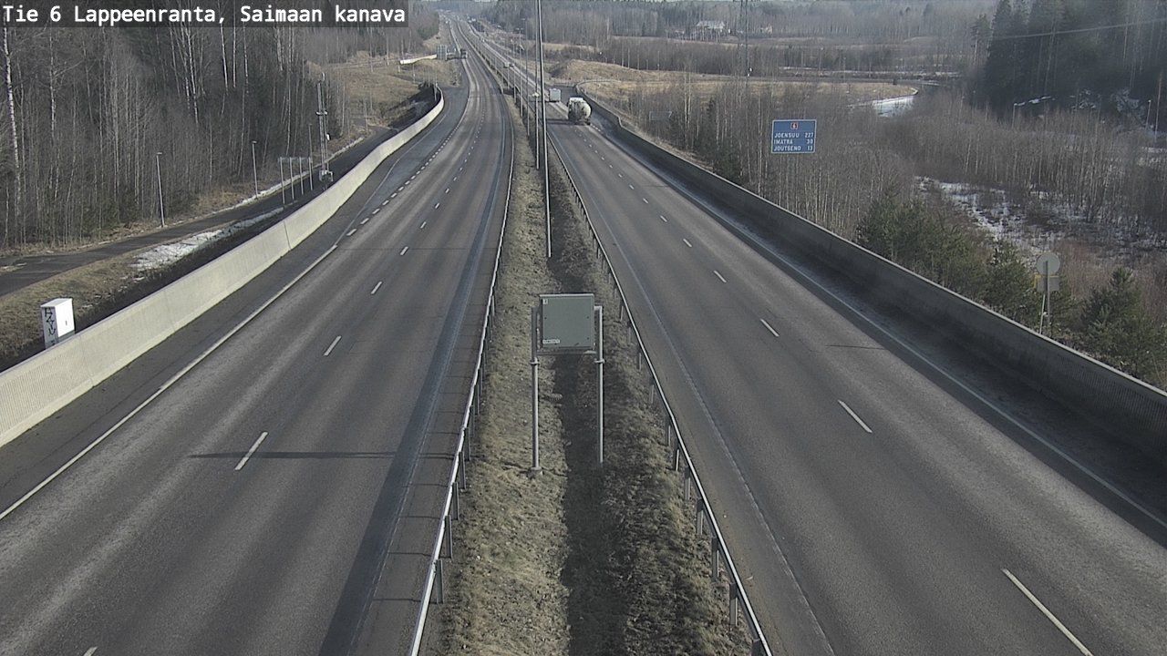 Kelikamerat Kuva Tie 6 Lappeenranta, Saimaan kanava, Lappeenranta, Etelä-Karjala