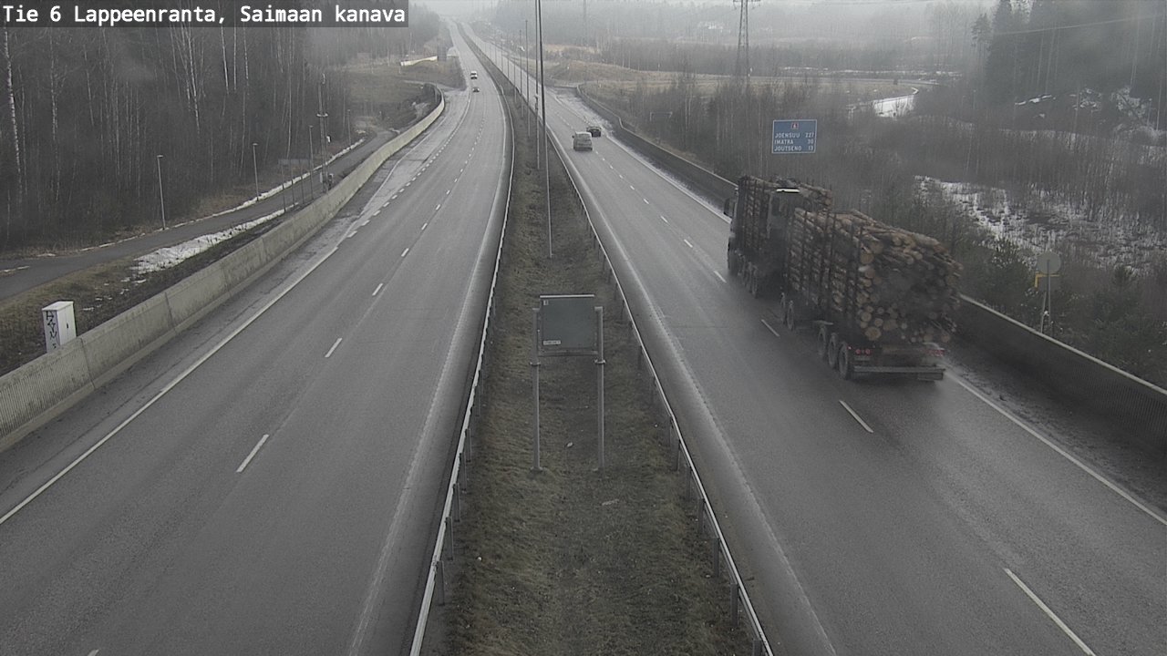 Kelikamerat Kuva Tie 6 Lappeenranta, Saimaan kanava, Lappeenranta, Etelä-Karjala