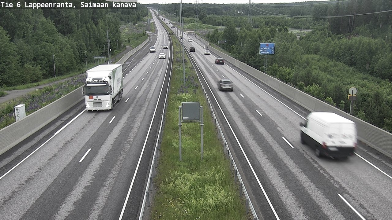 Kelikamerat Kuva Tie 6 Lappeenranta, Saimaan kanava, Lappeenranta, Etelä-Karjala