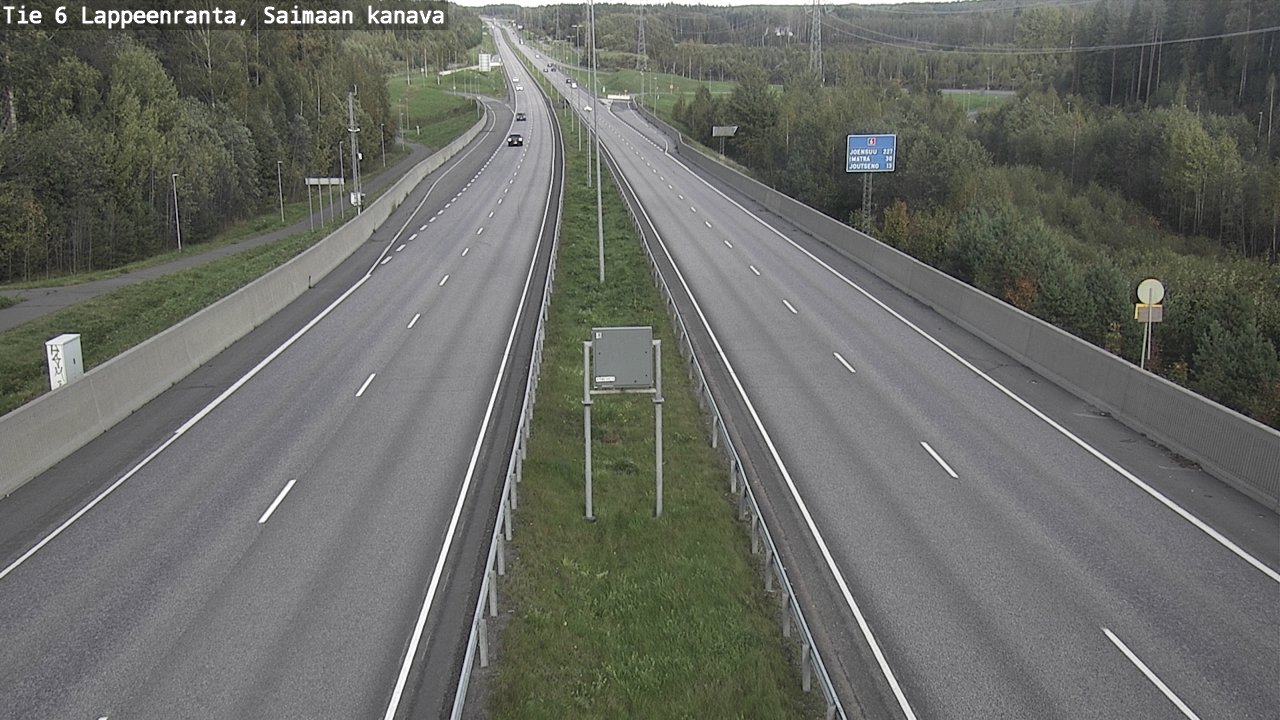 Kelikamerat Kuva Tie 6 Lappeenranta, Saimaan kanava, Lappeenranta, Etelä-Karjala