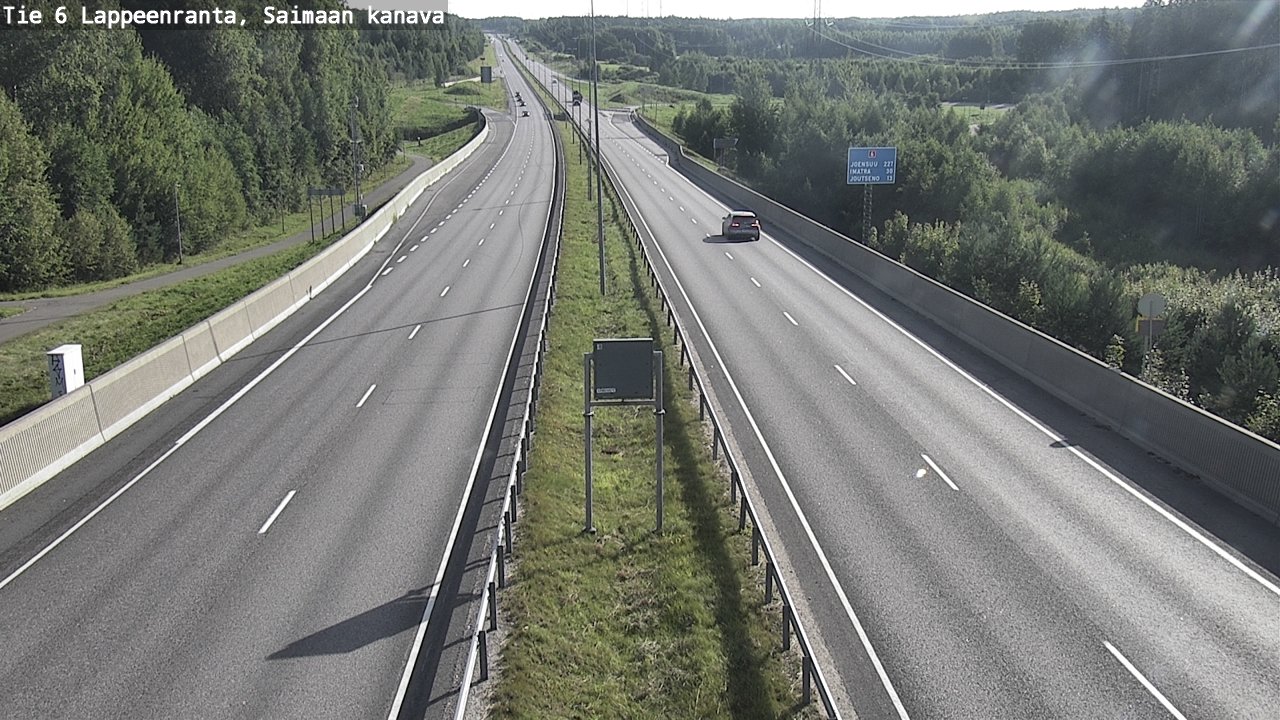 Kelikamerat Kuva Tie 6 Lappeenranta, Saimaan kanava, Lappeenranta, Etelä-Karjala