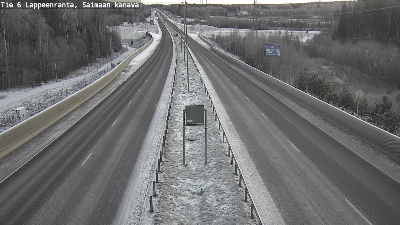 Kelikamerat Kuva Tie 6 Lappeenranta, Saimaan kanava, Lappeenranta, Etelä-Karjala