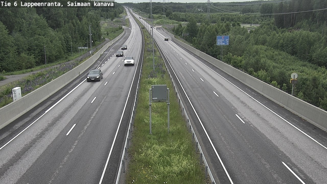 Kelikamerat Kuva Tie 6 Lappeenranta, Saimaan kanava, Lappeenranta, Etelä-Karjala