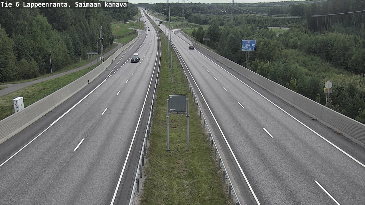 Weather Camera Image Road 6 Lappeenranta, Saimaa channel, Lappeenranta, Etelä-Karjala