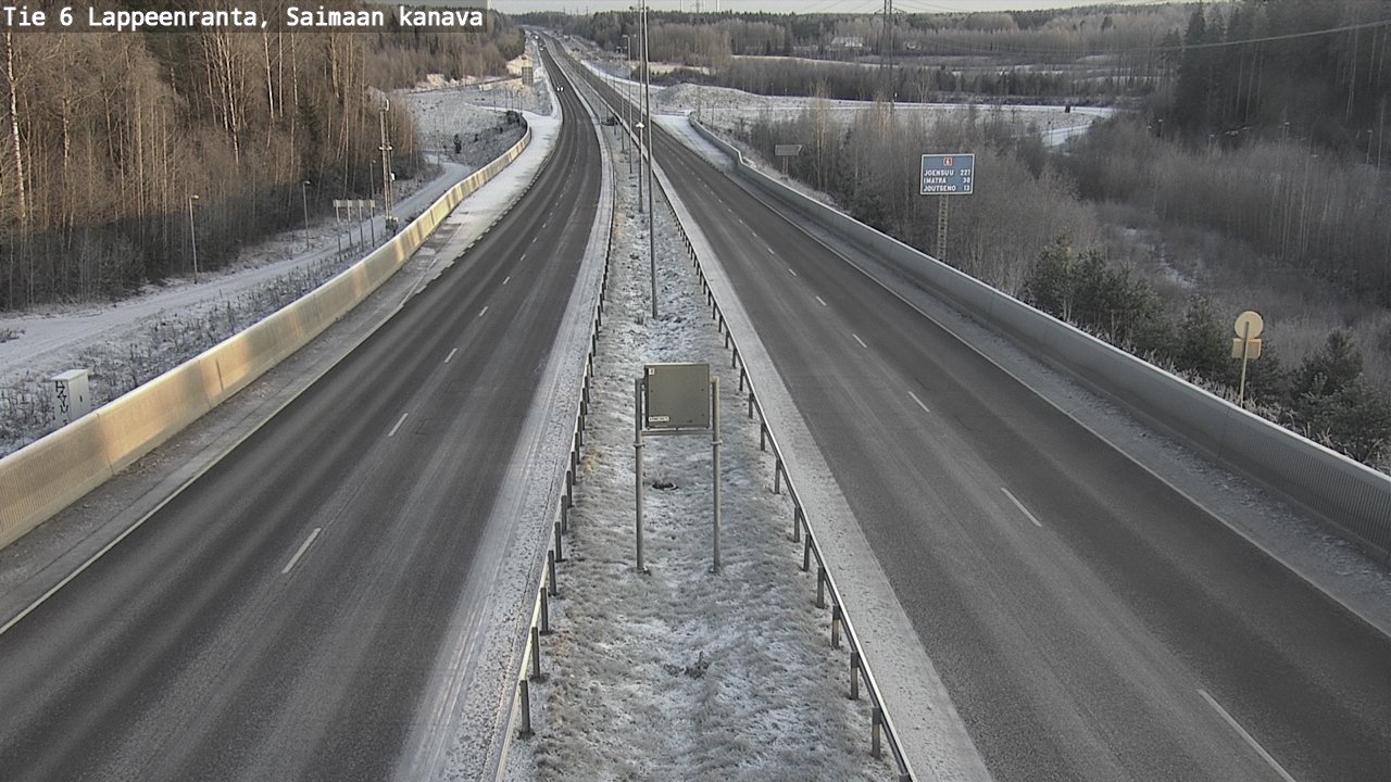 Kelikamerat Kuva Tie 6 Lappeenranta, Saimaan kanava, Lappeenranta, Etelä-Karjala