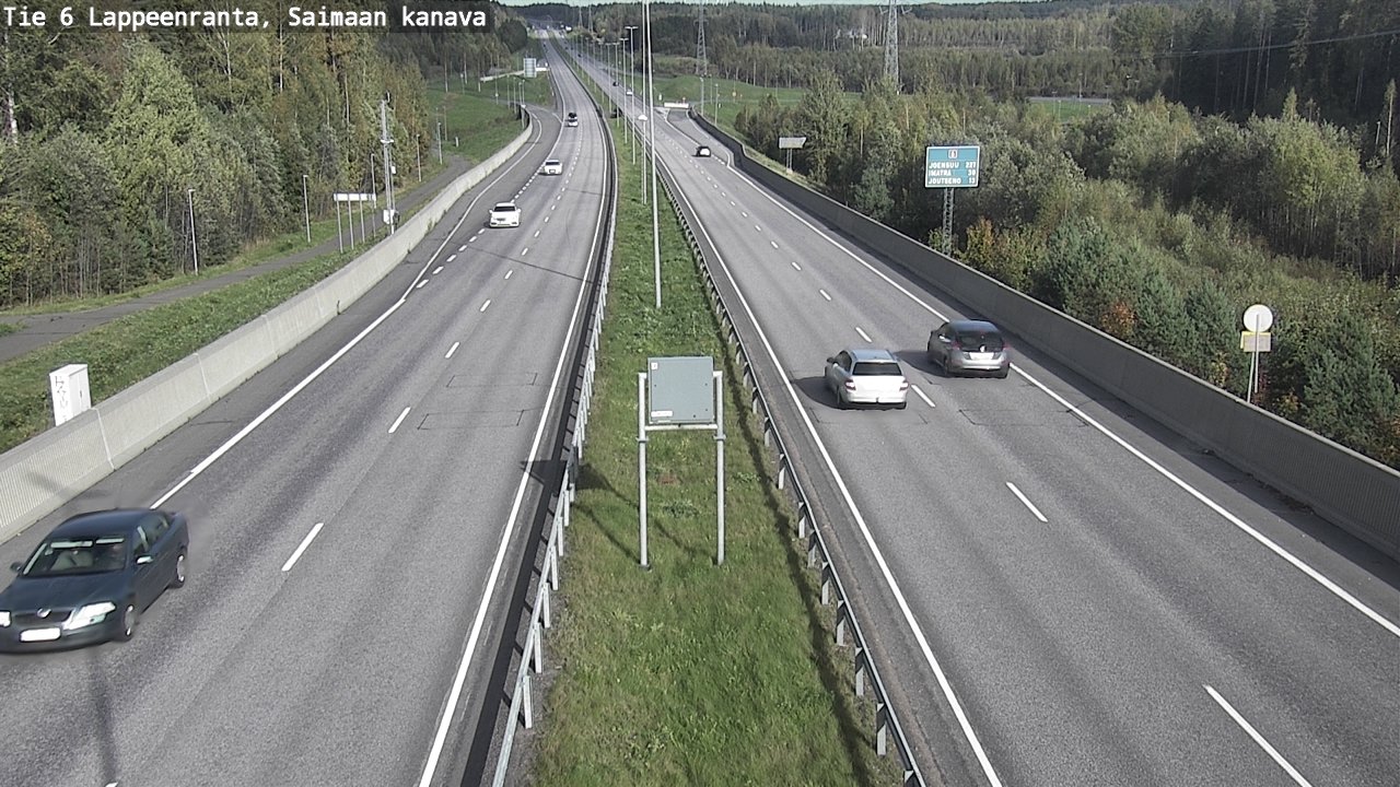 Kelikamerat Kuva Tie 6 Lappeenranta, Saimaan kanava, Lappeenranta, Etelä-Karjala