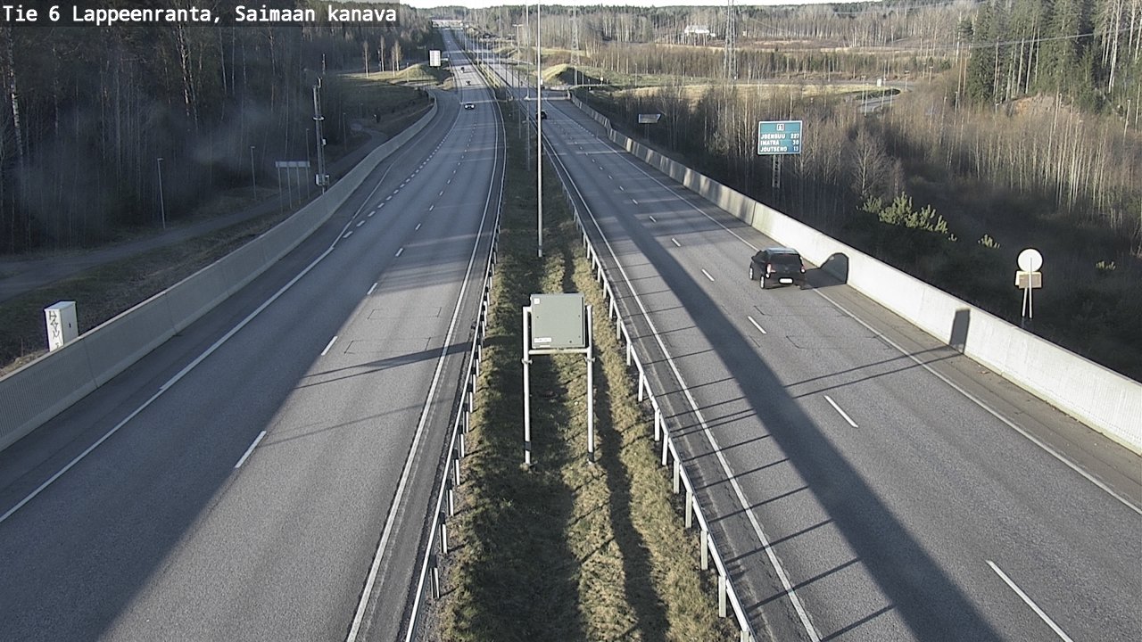 Weather Camera Image Road 6 Lappeenranta, Saimaa channel, Lappeenranta, Etelä-Karjala