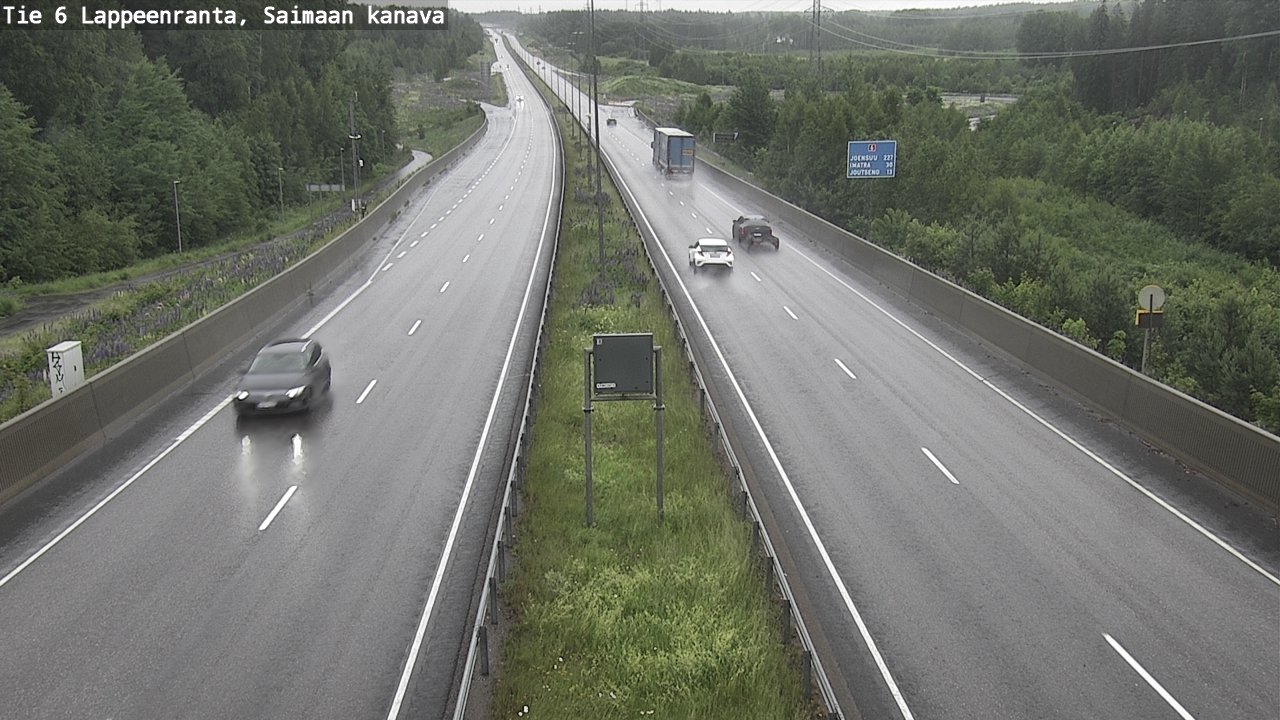 Kelikamerat Kuva Tie 6 Lappeenranta, Saimaan kanava, Lappeenranta, Etelä-Karjala