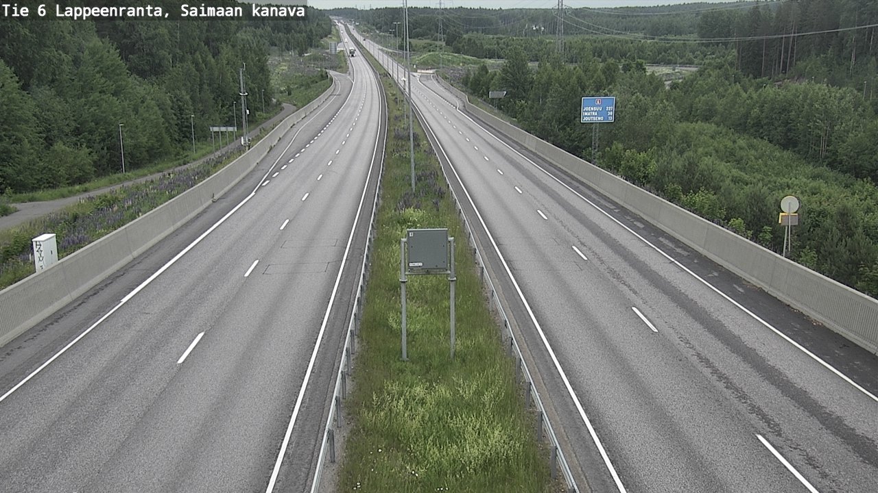 Kelikamerat Kuva Tie 6 Lappeenranta, Saimaan kanava, Lappeenranta, Etelä-Karjala