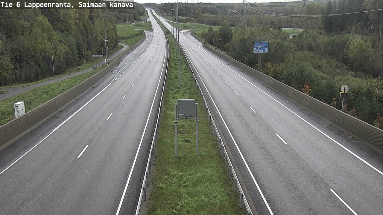 Kelikamerat Kuva Tie 6 Lappeenranta, Saimaan kanava, Lappeenranta, Etelä-Karjala
