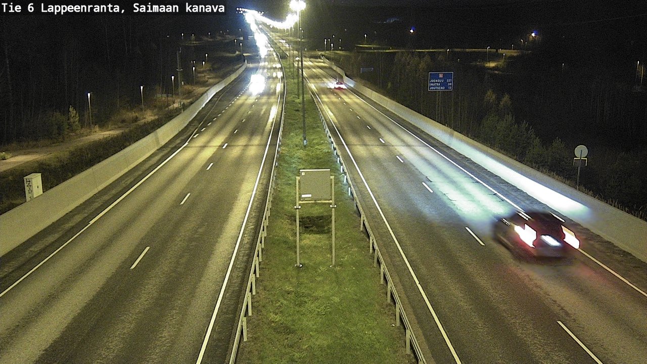 Weather Camera Image Väg 6 Villmanstrand,Saima kanal, Lappeenranta, Etelä-Karjala