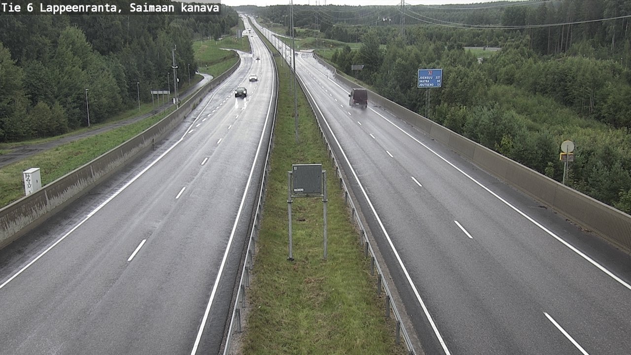 Kelikamerat Kuva Tie 6 Lappeenranta, Saimaan kanava, Lappeenranta, Etelä-Karjala