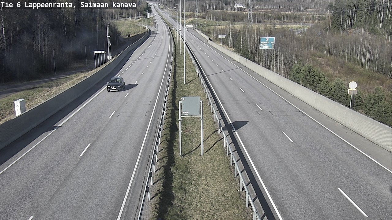 Weather Camera Image Road 6 Lappeenranta, Saimaa channel, Lappeenranta, Etelä-Karjala