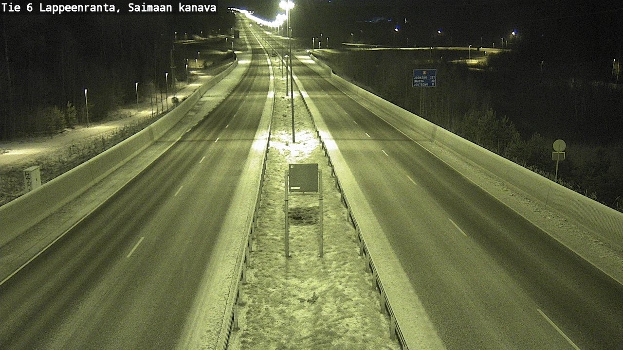 Kelikamerat Kuva Tie 6 Lappeenranta, Saimaan kanava, Lappeenranta, Etelä-Karjala