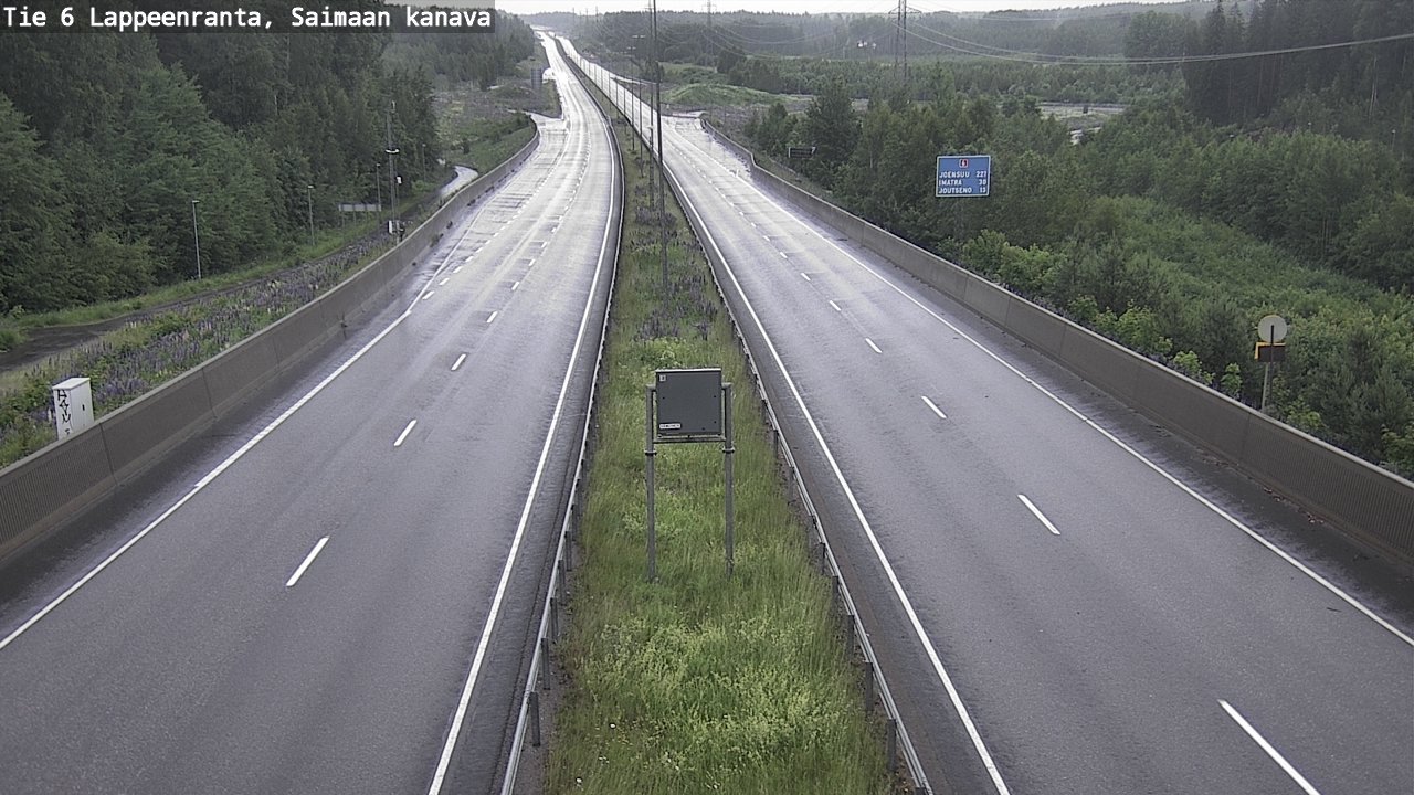 Kelikamerat Kuva Tie 6 Lappeenranta, Saimaan kanava, Lappeenranta, Etelä-Karjala