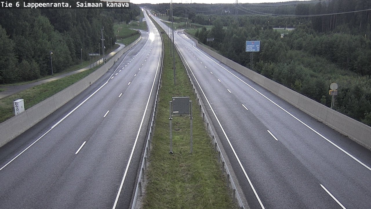 Kelikamerat Kuva Tie 6 Lappeenranta, Saimaan kanava, Lappeenranta, Etelä-Karjala