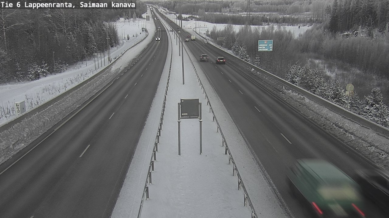 Kelikamerat Kuva Tie 6 Lappeenranta, Saimaan kanava, Lappeenranta, Etelä-Karjala