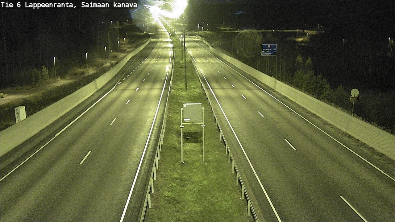 Weather Camera Image Road 6 Lappeenranta, Saimaa channel, Lappeenranta, Etelä-Karjala
