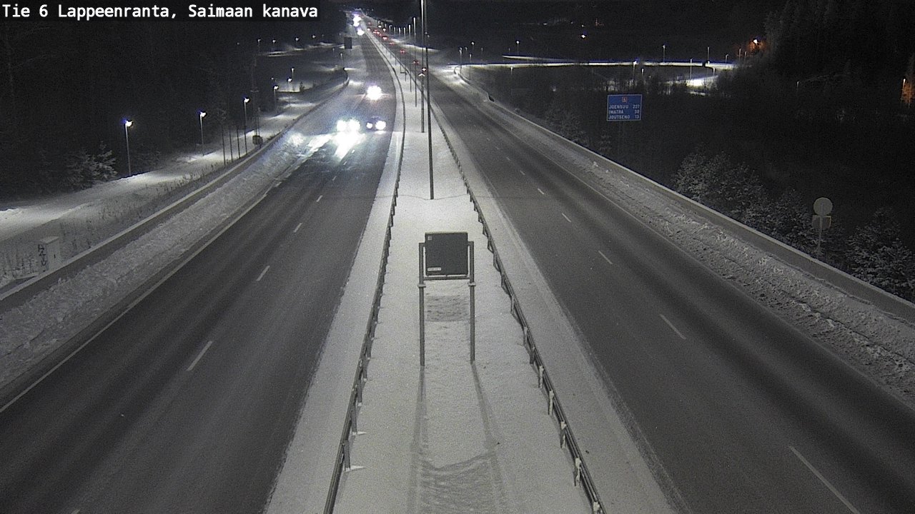 Weather Camera Image Road 6 Lappeenranta, Saimaa channel, Lappeenranta, Etelä-Karjala