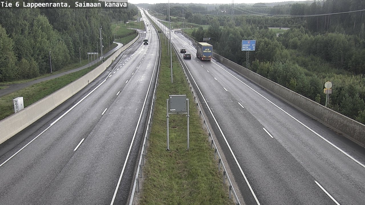 Kelikamerat Kuva Tie 6 Lappeenranta, Saimaan kanava, Lappeenranta, Etelä-Karjala