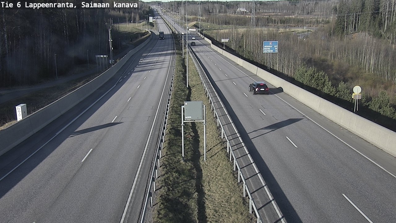 Weather Camera Image Road 6 Lappeenranta, Saimaa channel, Lappeenranta, Etelä-Karjala