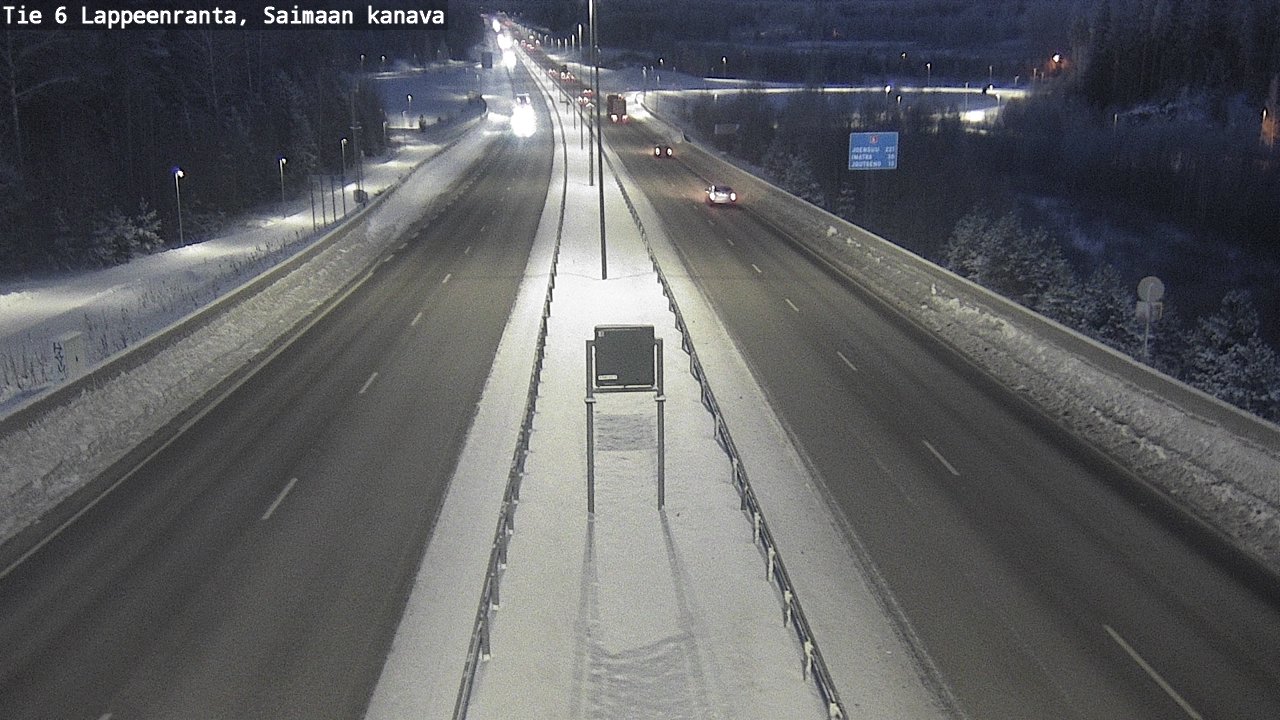 Kelikamerat Kuva Tie 6 Lappeenranta, Saimaan kanava, Lappeenranta, Etelä-Karjala