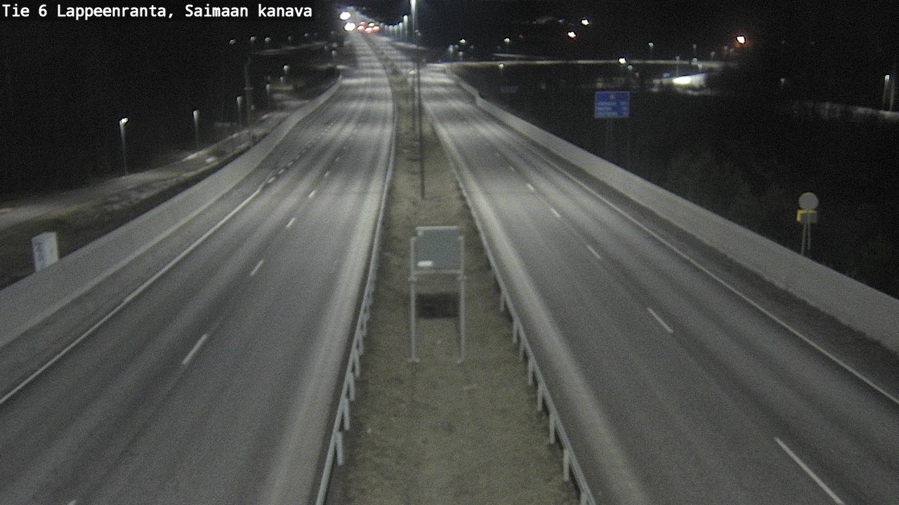 Weather Camera Image Väg 6 Villmanstrand,Saima kanal, Lappeenranta, Etelä-Karjala