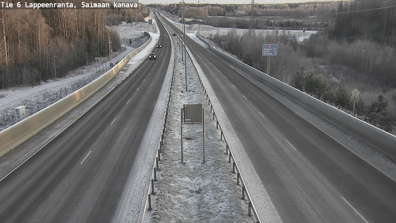 Kelikamerat Kuva Tie 6 Lappeenranta, Saimaan kanava, Lappeenranta, Etelä-Karjala