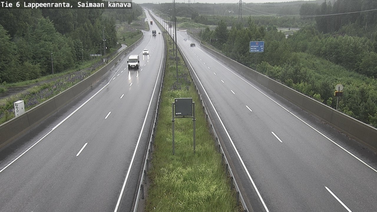 Kelikamerat Kuva Tie 6 Lappeenranta, Saimaan kanava, Lappeenranta, Etelä-Karjala