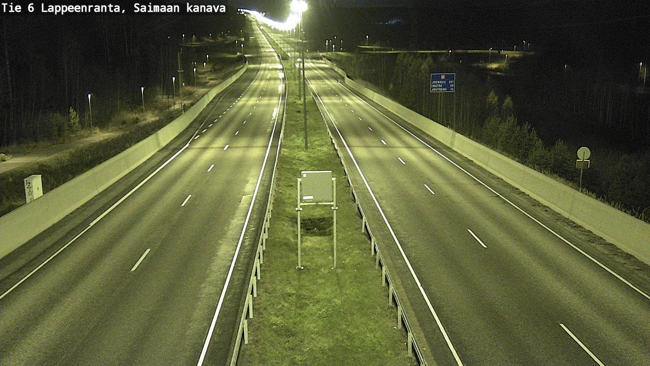 Weather Camera Image Road 6 Lappeenranta, Saimaa channel, Lappeenranta, Etelä-Karjala