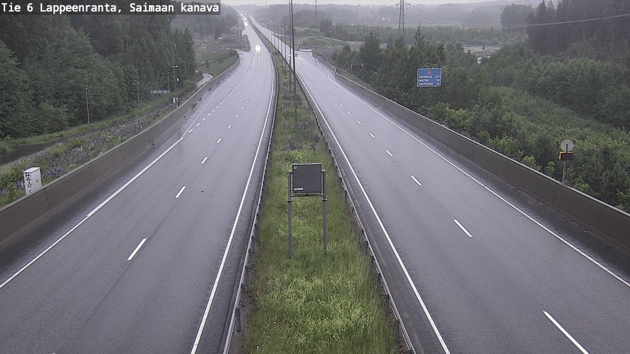 Kelikamerat Kuva Tie 6 Lappeenranta, Saimaan kanava, Lappeenranta, Etelä-Karjala