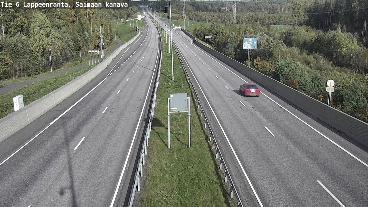 Kelikamerat Kuva Tie 6 Lappeenranta, Saimaan kanava, Lappeenranta, Etelä-Karjala