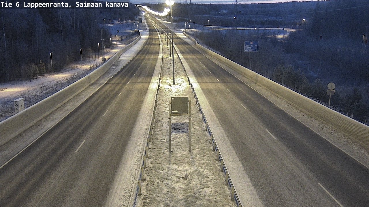 Kelikamerat Kuva Tie 6 Lappeenranta, Saimaan kanava, Lappeenranta, Etelä-Karjala