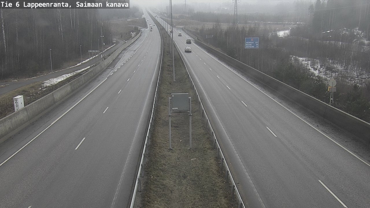 Kelikamerat Kuva Tie 6 Lappeenranta, Saimaan kanava, Lappeenranta, Etelä-Karjala