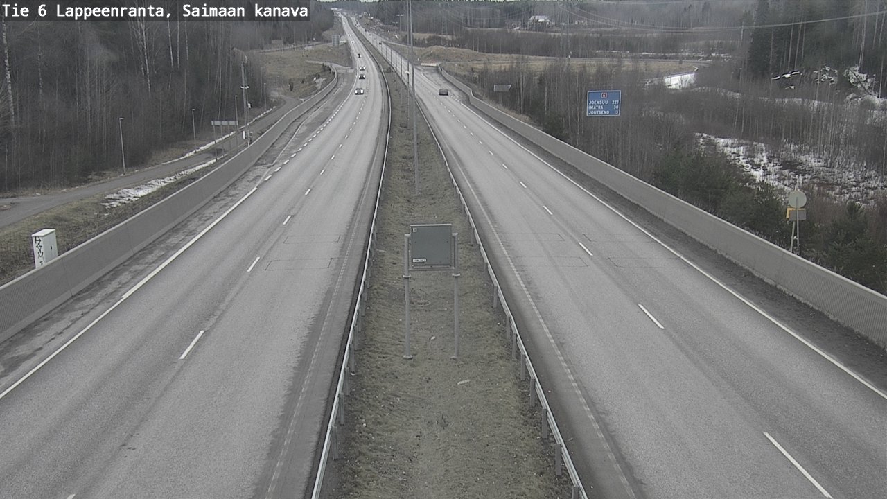 Kelikamerat Kuva Tie 6 Lappeenranta, Saimaan kanava, Lappeenranta, Etelä-Karjala