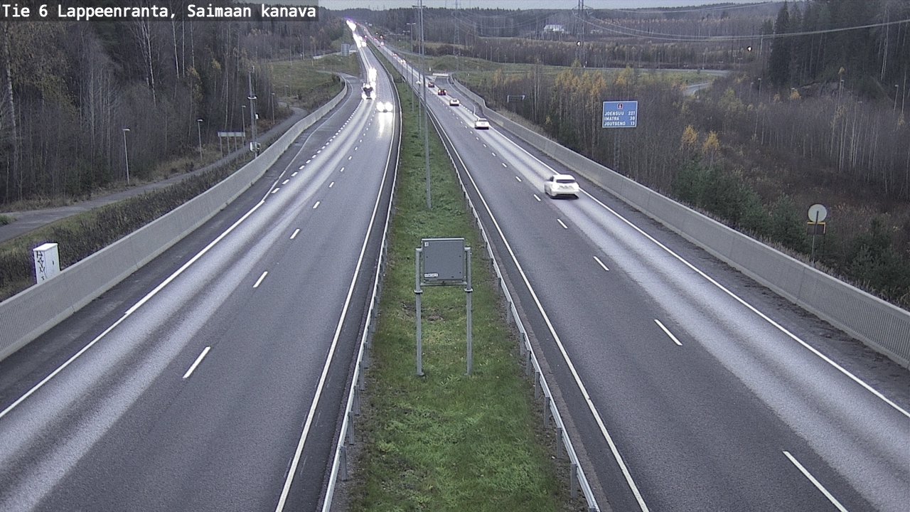 Kelikamerat Kuva Tie 6 Lappeenranta, Saimaan kanava, Lappeenranta, Etelä-Karjala