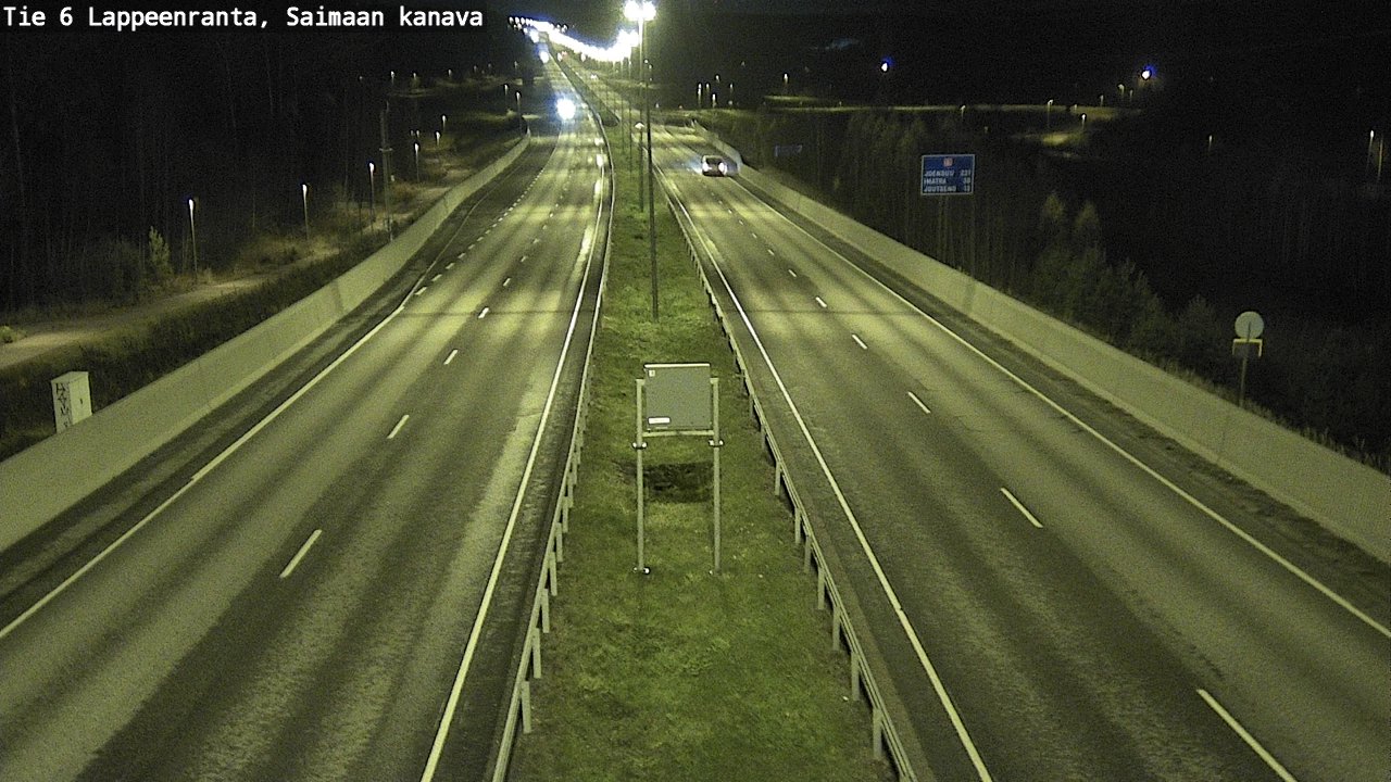 Weather Camera Image Väg 6 Villmanstrand,Saima kanal, Lappeenranta, Etelä-Karjala